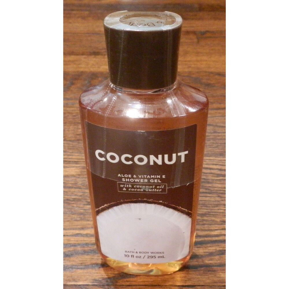 Bath & Body Works Coconut Aloe Cocoa Butter Shower Gel 10 fl oz NEW